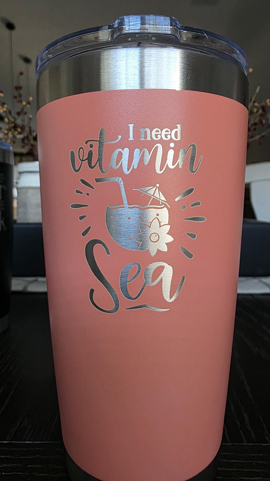 Laser Engraved 20oz Tumbler, Personalized for Gifts, Cruises, Events or Any Occasion